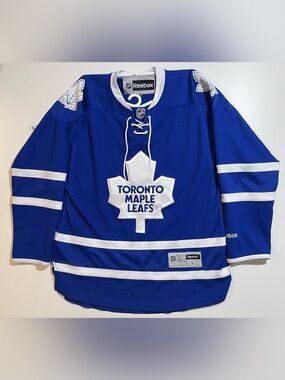 Reebok Toronto Maple Leafs men’s Hockey Jersey Sz large